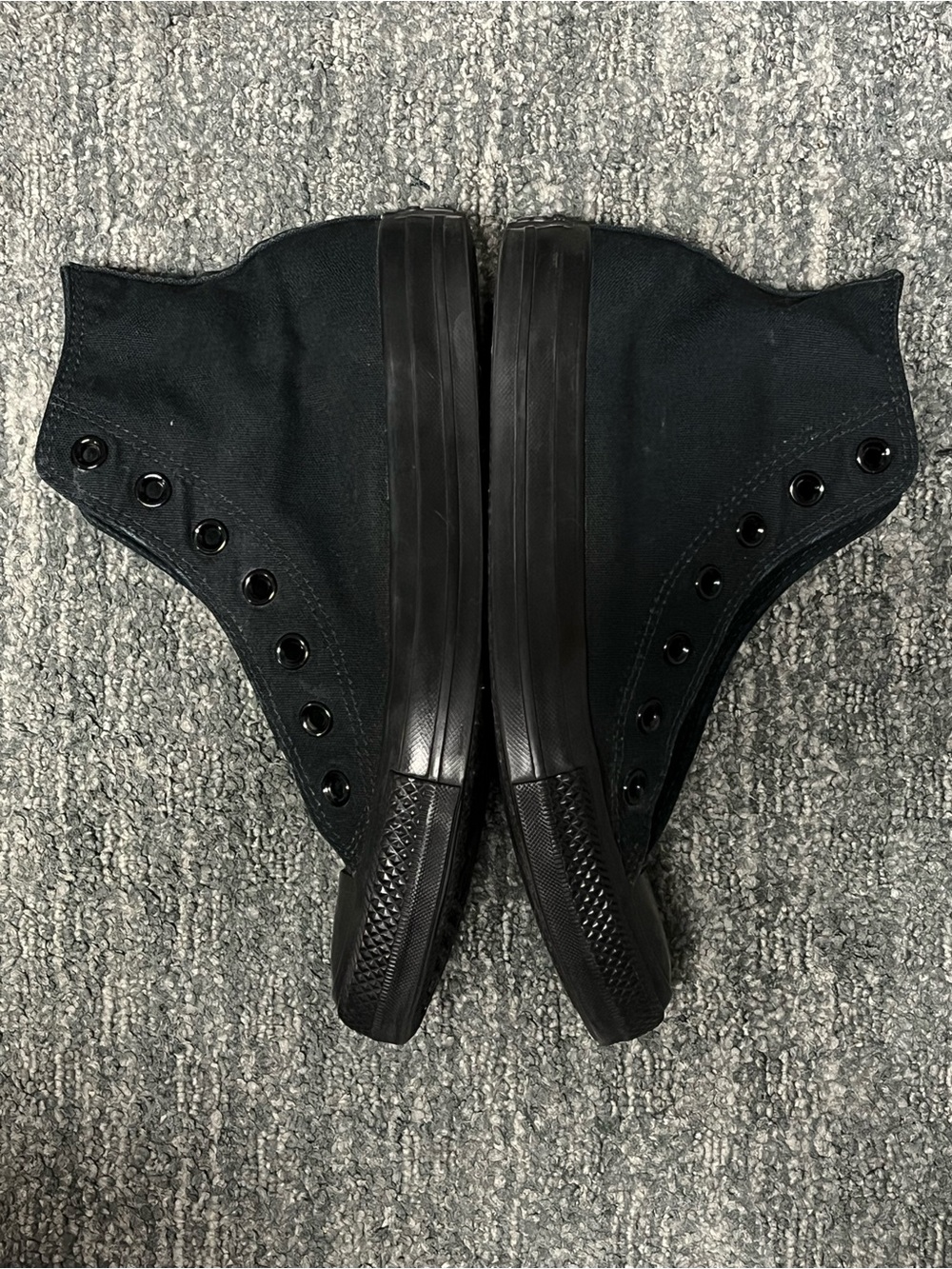 Converse Chuck Taylor All-Star Black Monochrome High Top - Women’s 8/Men’s 6 - Picture 13 of 14